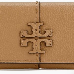 McGraw Leather Flap Card Case Wallet